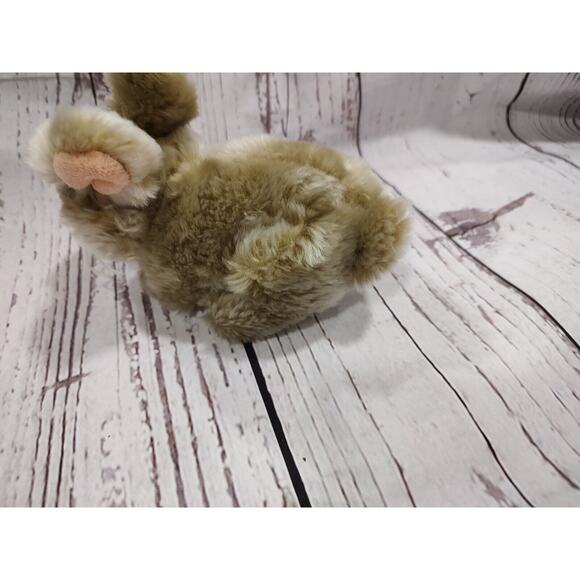 Bunny Rabbit Fuzzy Brown Plush Inter American stuffed Animal Realistic Easter - Picture 5 of 7